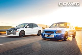 Mitsubishi Lancer EVO IX 542Ps vs Subaru Impreza WRX 601Ps